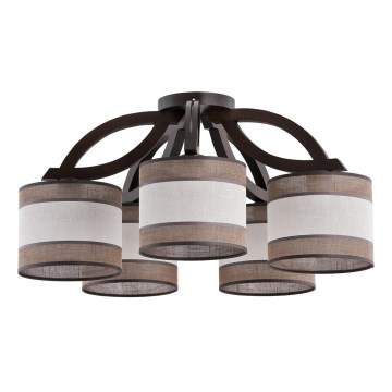 Lampadario a plafone CORTES 5xE27/60W/230V