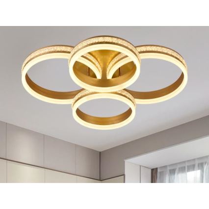 Lampadario a plafone dimmerabile a LED/150W/230V 3000-6500K + telecomando