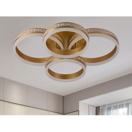 Lampadario a plafone dimmerabile a LED/150W/230V 3000-6500K + telecomando