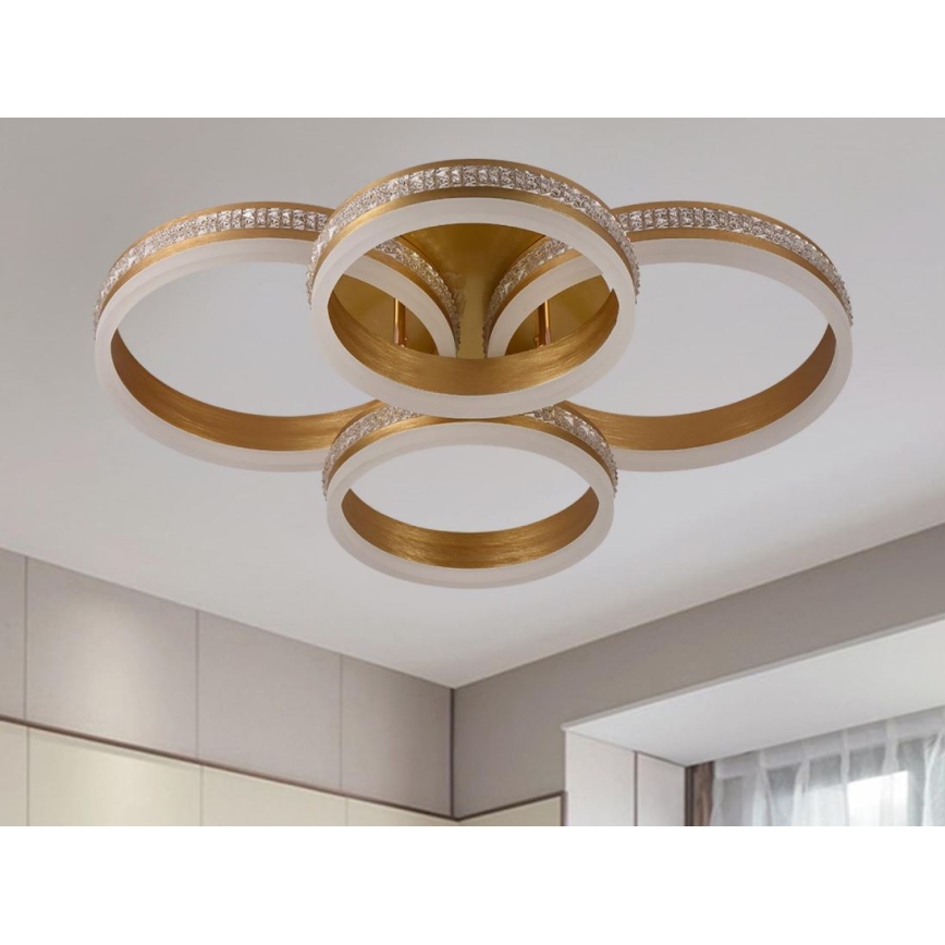 Lampadario a plafone dimmerabile a LED/150W/230V 3000-6500K + telecomando