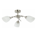 Lampadario a plafone DONNA 3xE27/60W/230V nichel