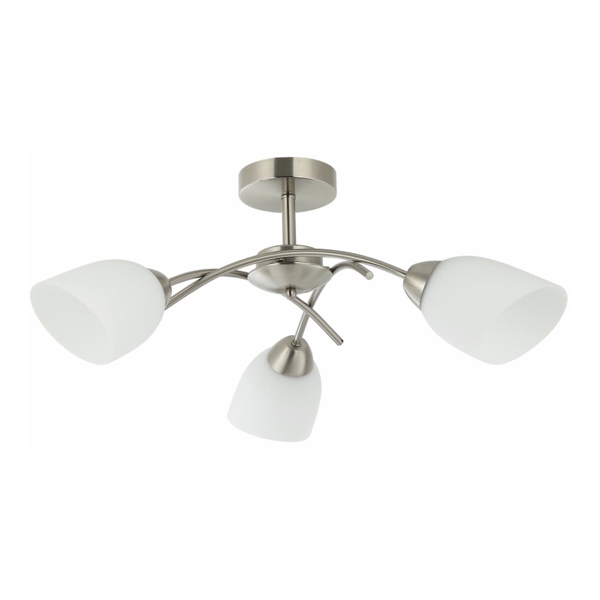 Lampadario a plafone DONNA 3xE27/60W/230V nichel