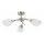 Lampadario a plafone DONNA 3xE27/60W/230V nichel