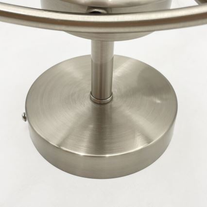 Lampadario a plafone DONNA 3xE27/60W/230V nichel