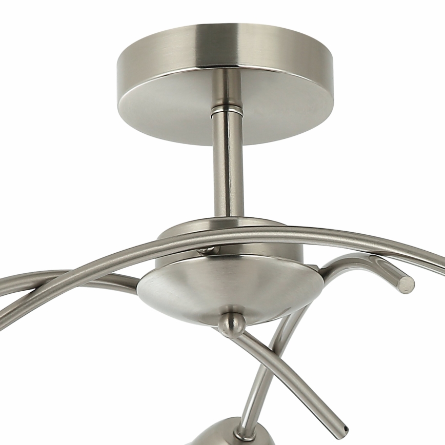 Lampadario a plafone DONNA 3xE27/60W/230V nichel