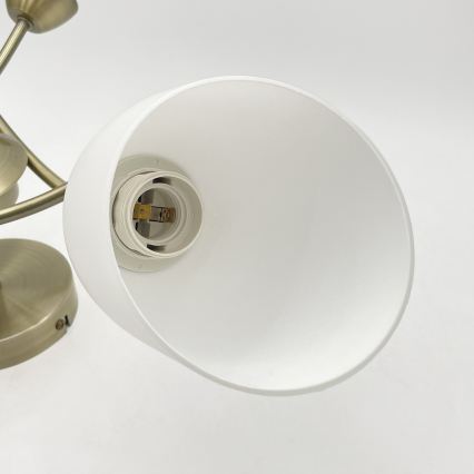 Lampadario a plafone DONNA 3xE27/60W/230V patina