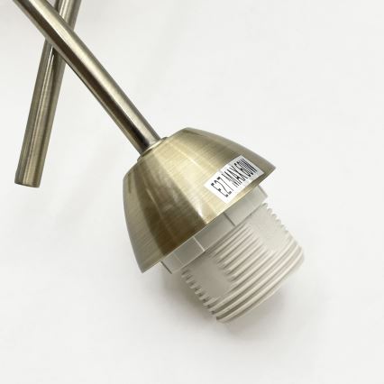 Lampadario a plafone DONNA 3xE27/60W/230V patina