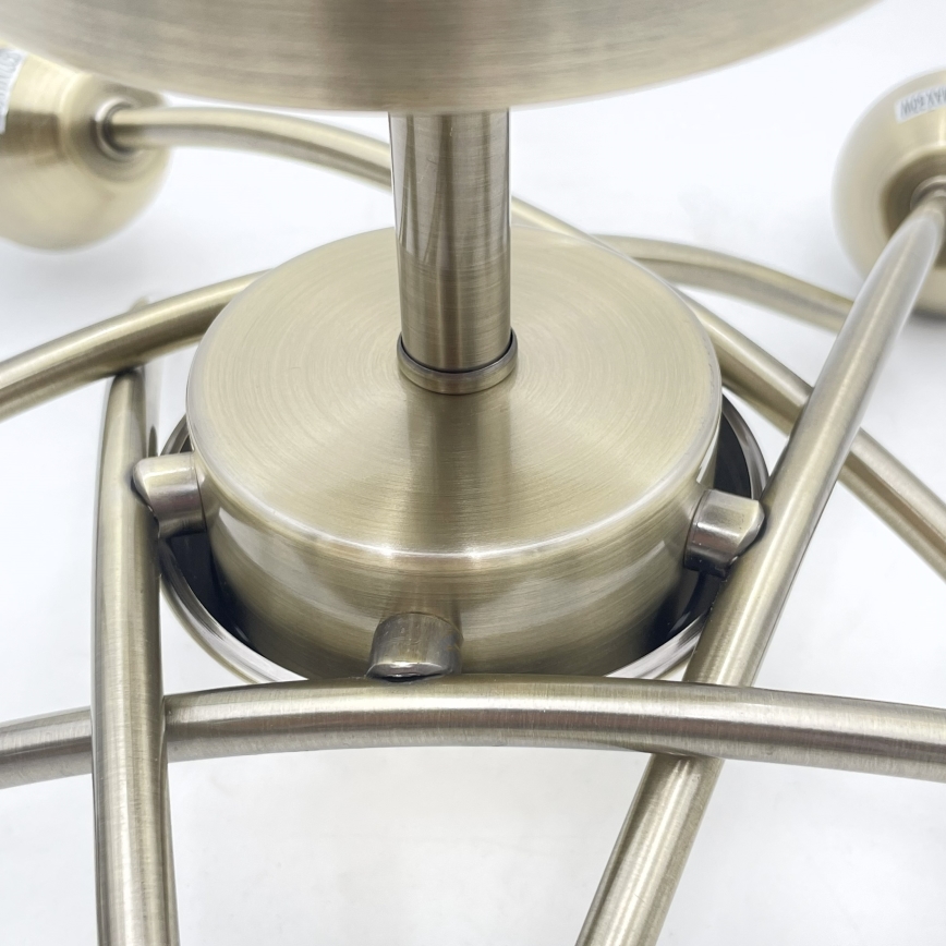 Lampadario a plafone DONNA 5xE27/60W/230V patina