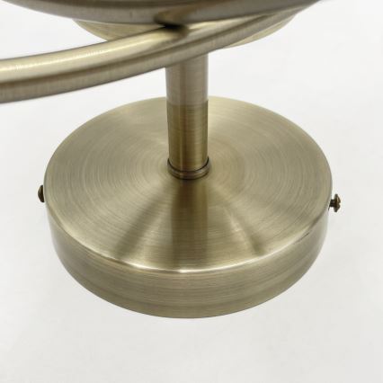 Lampadario a plafone DONNA 5xE27/60W/230V patina