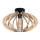 Lampadario a plafone EARTH 1xE27/60W/230V nero/beige