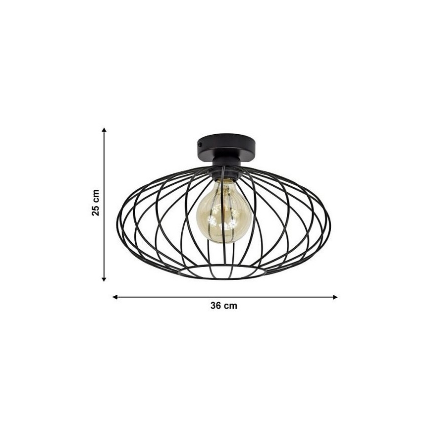 Lampadario a plafone EARTH L 1xE27/60W/230V