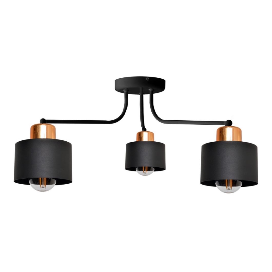 Lampadario a plafone EDISON 3xE27/15W/230V