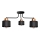Lampadario a plafone EDISON 3xE27/15W/230V