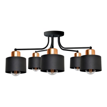 Lampadario a plafone EDISON 5xE27/15W/230V