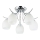 Lampadario a plafone ELLA 5xE27/15W/230V cromo lucido