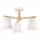 Lampadario a plafone ELLIE 3xE27/60W/230V faggio