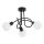 Lampadario a plafone ERYKA 3xE14/10W/230V nero