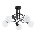 Lampadario a plafone ERYKA 5xE14/10W/230V nero