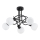 Lampadario a plafone ERYKA 5xE14/10W/230V nero