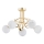 Lampadario a plafone ERYKA 5xE14/10W/230V oro