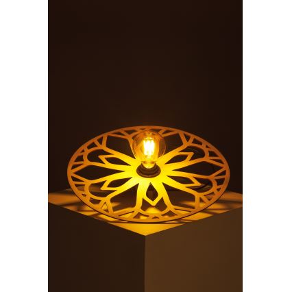 Lampadario a plafone FALCO 1xE27/60W/230V diametro 40 cm beige