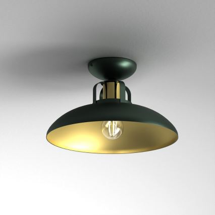 Lampadario a plafone  FELIX 1xE27/60W/230V verde