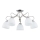 Lampadario a plafone FILA 5xE27/15W/230V cromo lucido