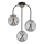 Lampadario a plafone GAMMA 3xE14/10W/230V nero
