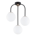 Lampadario a plafone GAMMA 3xE14/10W/230V nero/oro