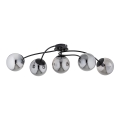 Lampadario a plafone GILIAN 5xE14/40W/230V nero