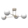 Lampadario a plafone GLAME 4xE27/15W/230V