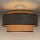 Lampadario a plafone GRACE 1xE27/60W/230V diametro 40 cm color crema/marrone