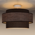 Lampadario a plafone GRACE 1xE27/60W/230V diametro 40 cm marrone/beige
