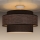 Lampadario a plafone GRACE 1xE27/60W/230V diametro 40 cm marrone/beige