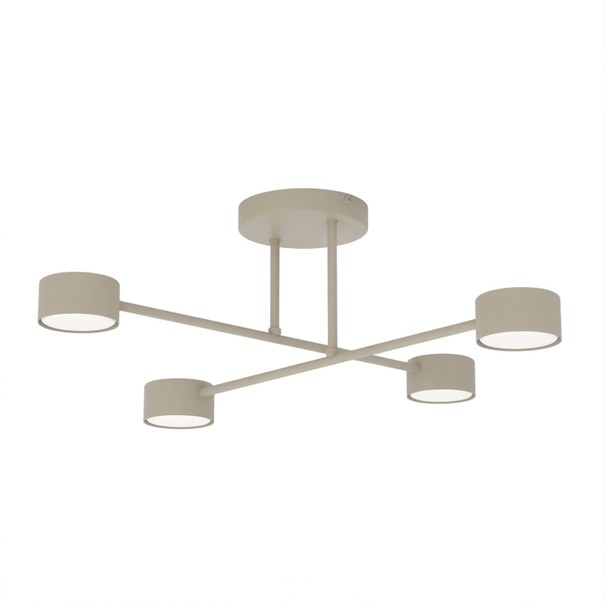 Lampadario a plafone HALO 4xGX53/10W/230V beige