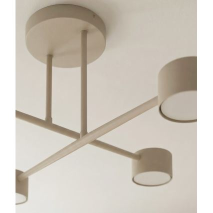 Lampadario a plafone HALO 4xGX53/10W/230V beige