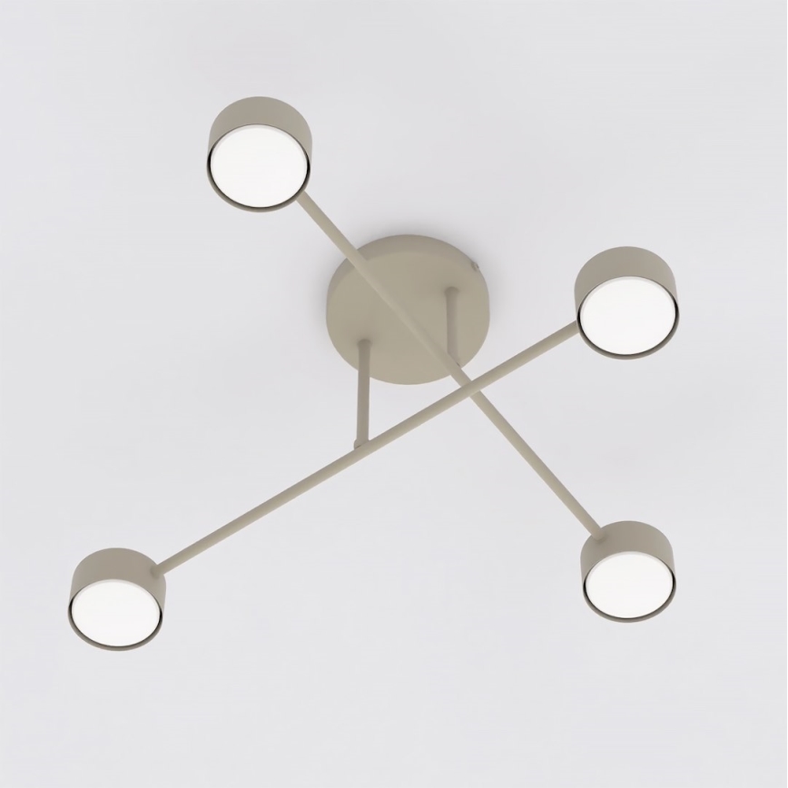 Lampadario a plafone HALO 4xGX53/10W/230V beige
