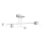 Lampadario a plafone HALO 4xGX53/10W/230V bianco