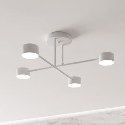 Lampadario a plafone HALO 4xGX53/10W/230V bianco