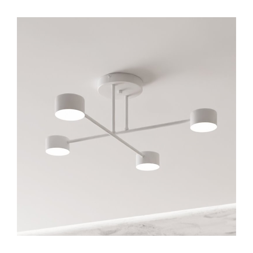 Lampadario a plafone HALO 4xGX53/10W/230V bianco