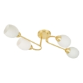 Lampadario a plafone KING 4xE27/15W/230V oro