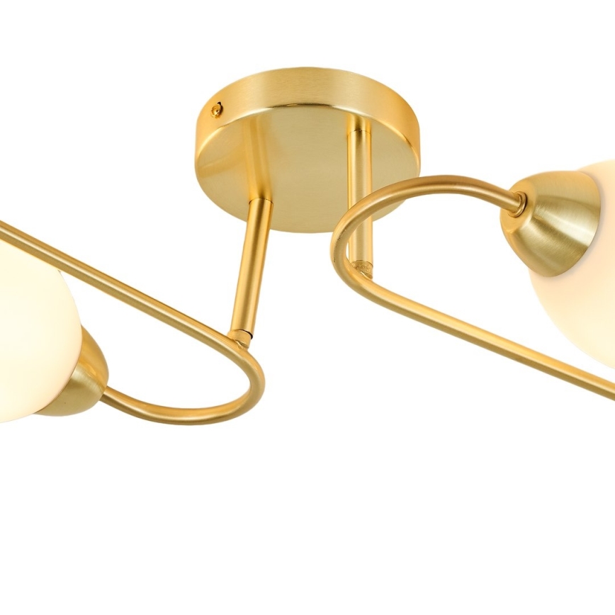 Lampadario a plafone KING 4xE27/15W/230V oro