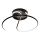 Lampadario a plafone LED DELTA LED/30W/230V nero