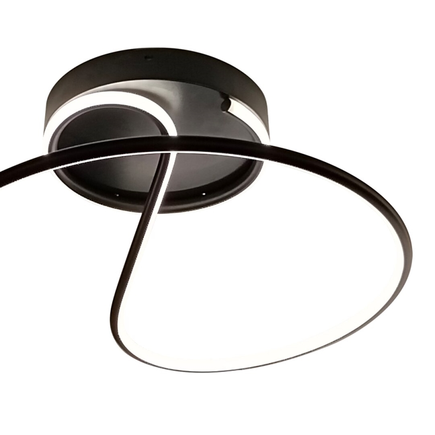 Lampadario a plafone LED DELTA LED/30W/230V nero