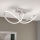 Lampadario a plafone LED dimmerabile CIRCUS LED/30W/230V cromo opaco