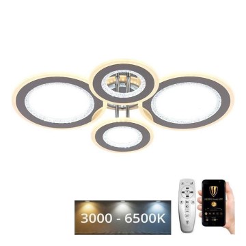 Lampadario a plafone LED dimmerabile LED/100W/230V 3000-6500K + telecomando