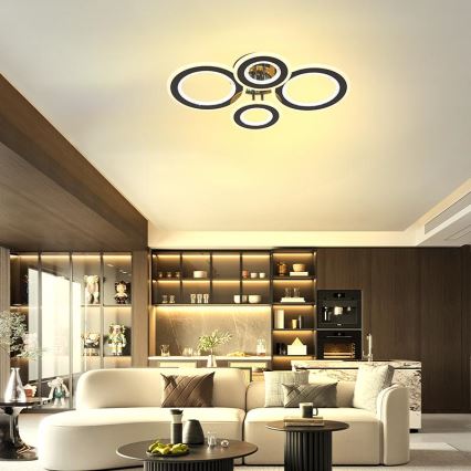 Lampadario a plafone LED dimmerabile LED/100W/230V 3000-6500K + telecomando