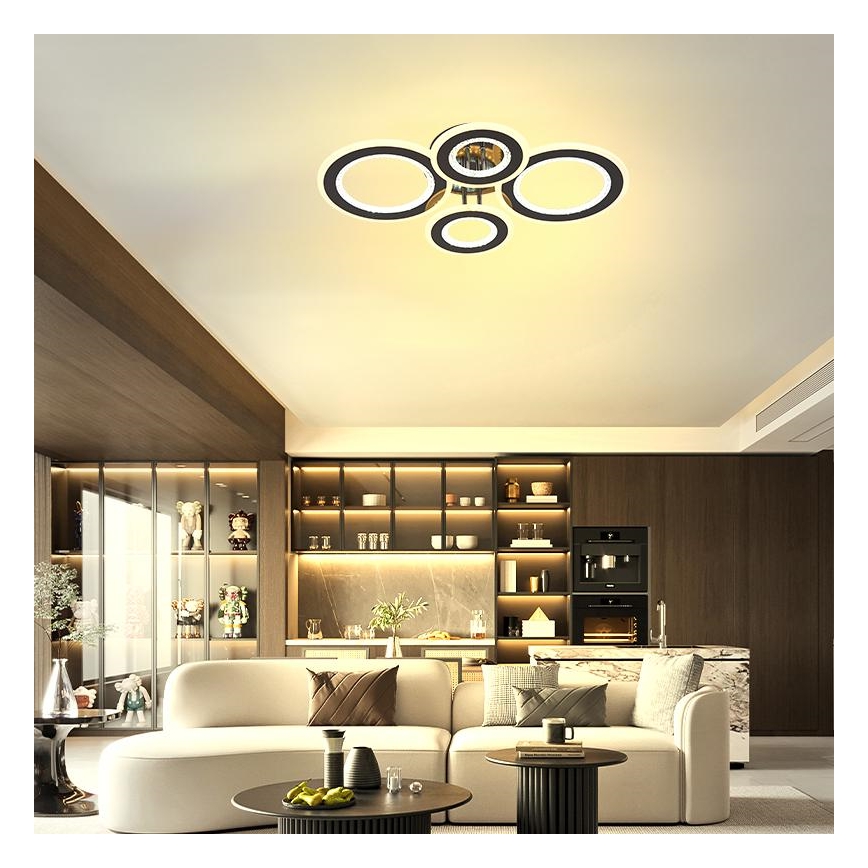 Lampadario a plafone LED dimmerabile LED/100W/230V 3000-6500K + telecomando