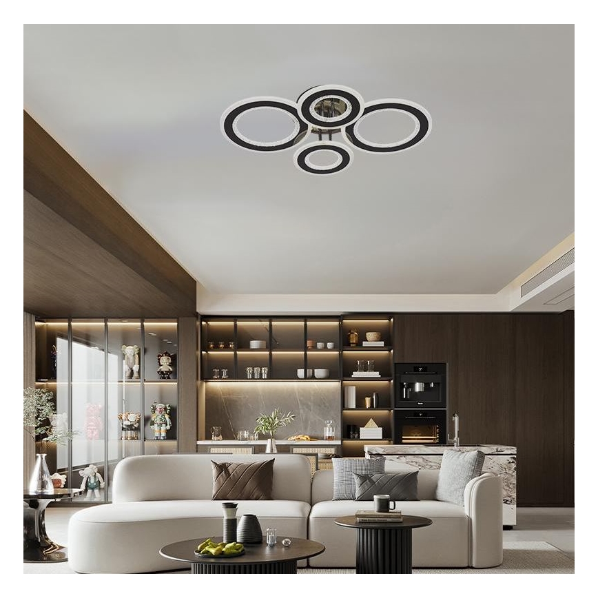 Lampadario a plafone LED dimmerabile LED/100W/230V 3000-6500K + telecomando