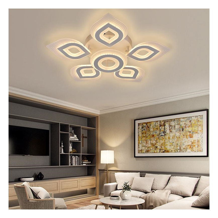 Lampadario a plafone LED dimmerabile LED/105W/230V 3000-6500K + telecomando